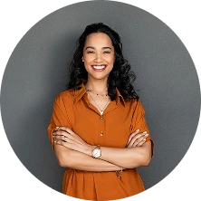 Smiling woman portrait