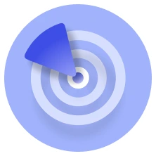 Abstract target icon